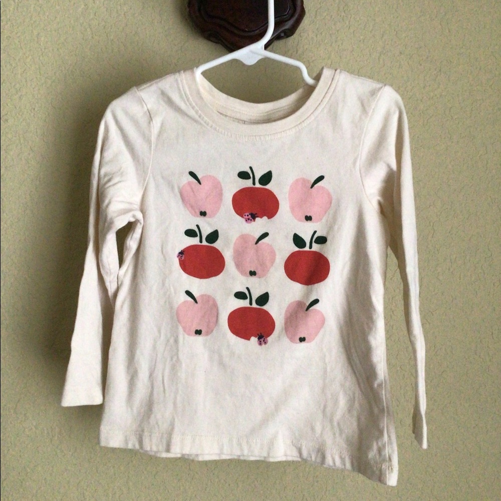 KIDS 😄 Hanna Andersson Apples & Ladybugs T shirt